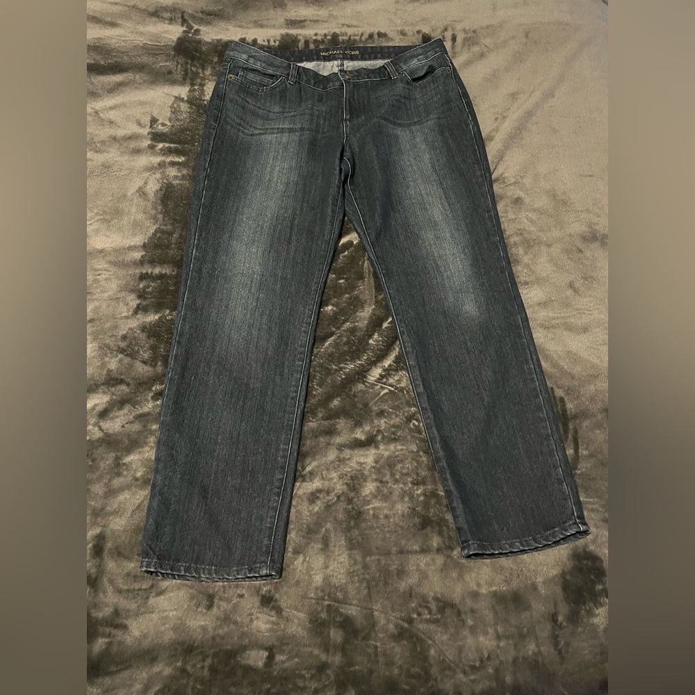 Michael Kors Jeans Women's Straight Leg Blue 10. Dark wash. Good condition.